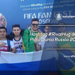 Hashtag #RivalHug dan Piala Dunia Russia 2018