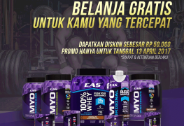 promo suplemen fitnes Kamis 13 April 2017 DISKON SEBESAR 50.000