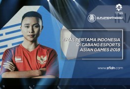 Emas pertama Indonesia di Esports AG 2018