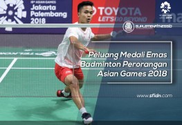 Peluang Medali Emas Badminton Perorangan
