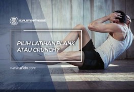 Pilih Plank atau Crunch