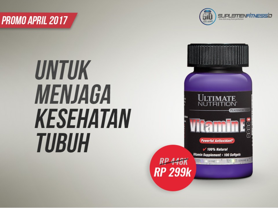 Promo Cuci Gudang Ultimate Nutrition Vitamin E