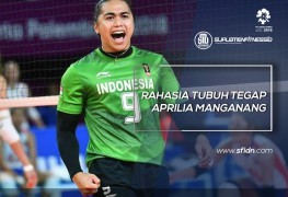 Rahasia Tubuh Tegap Aprilia Manganang