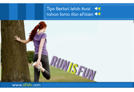 Tips Berlari Lebih Kuat Lama dan Efisien