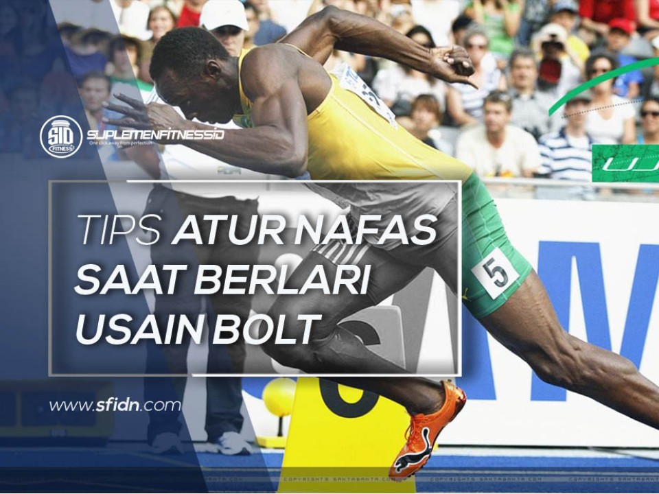 Tips Usain Bolt Atur Nafas Saat Berlari