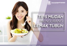 Tips mudah mengurangi lemak tubuh