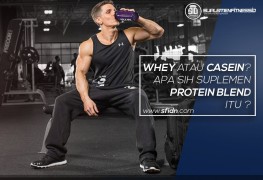 Pilih whey atau casein untuk otot